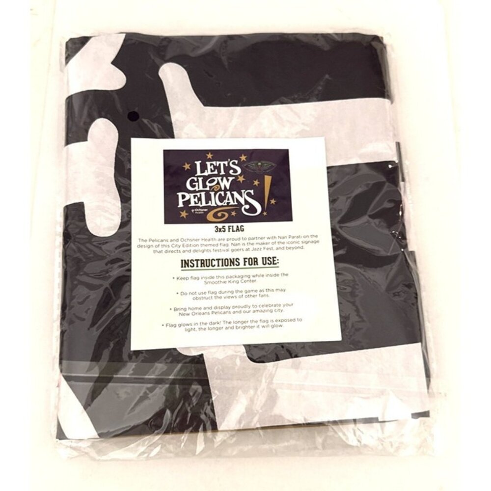NEW! New Orleans Pelicans 3x5 NOLA Flag Jazz Fest Inspired Basketball NBA